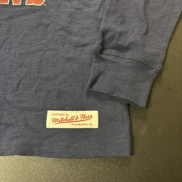 Mitchell And Ness MLB Arched Logo Slub Long Sleeve Twins Shirt Men's Small - Picture 2 of 11